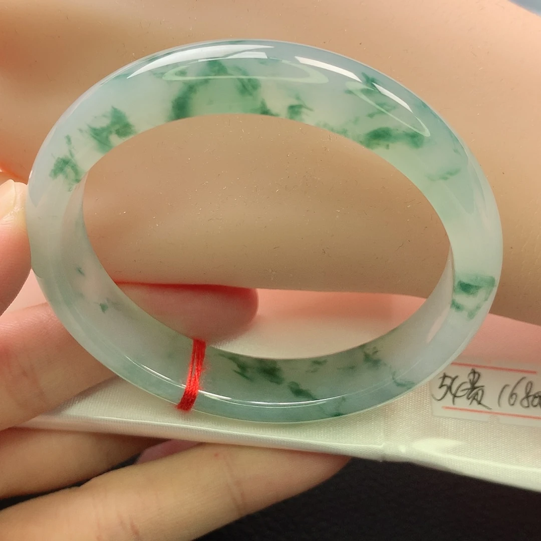 翡翠未镶嵌手镯贵妃54