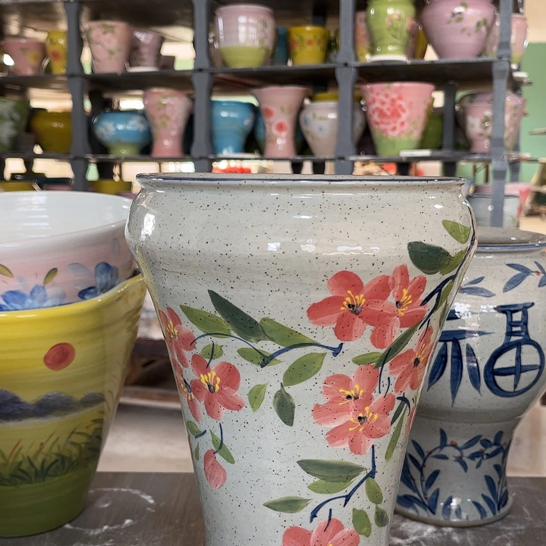 景德镇陶瓷花盆花盆