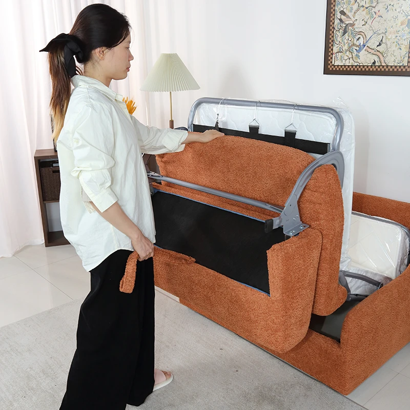 凯琳娜高端折叠多功能沙发床北欧小户型阳台酒店接待单人懒人沙发