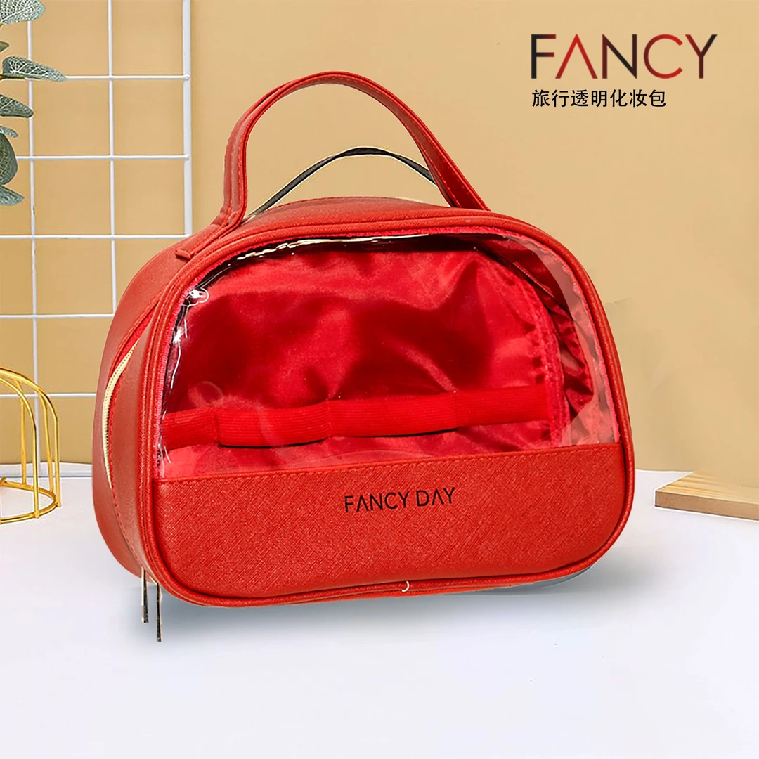 fancy品牌新款红色洗漱包