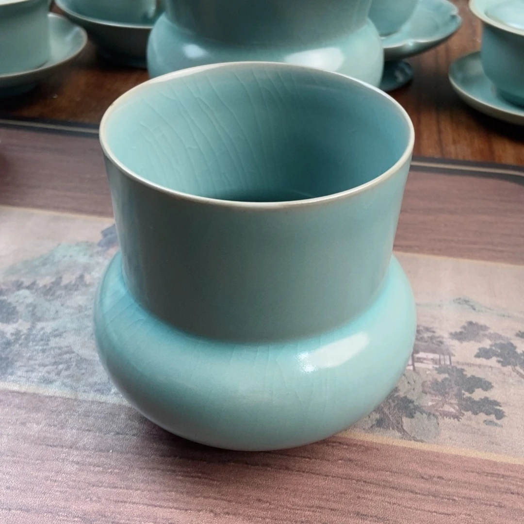 摆件原产地原矿汝瓷～茶器