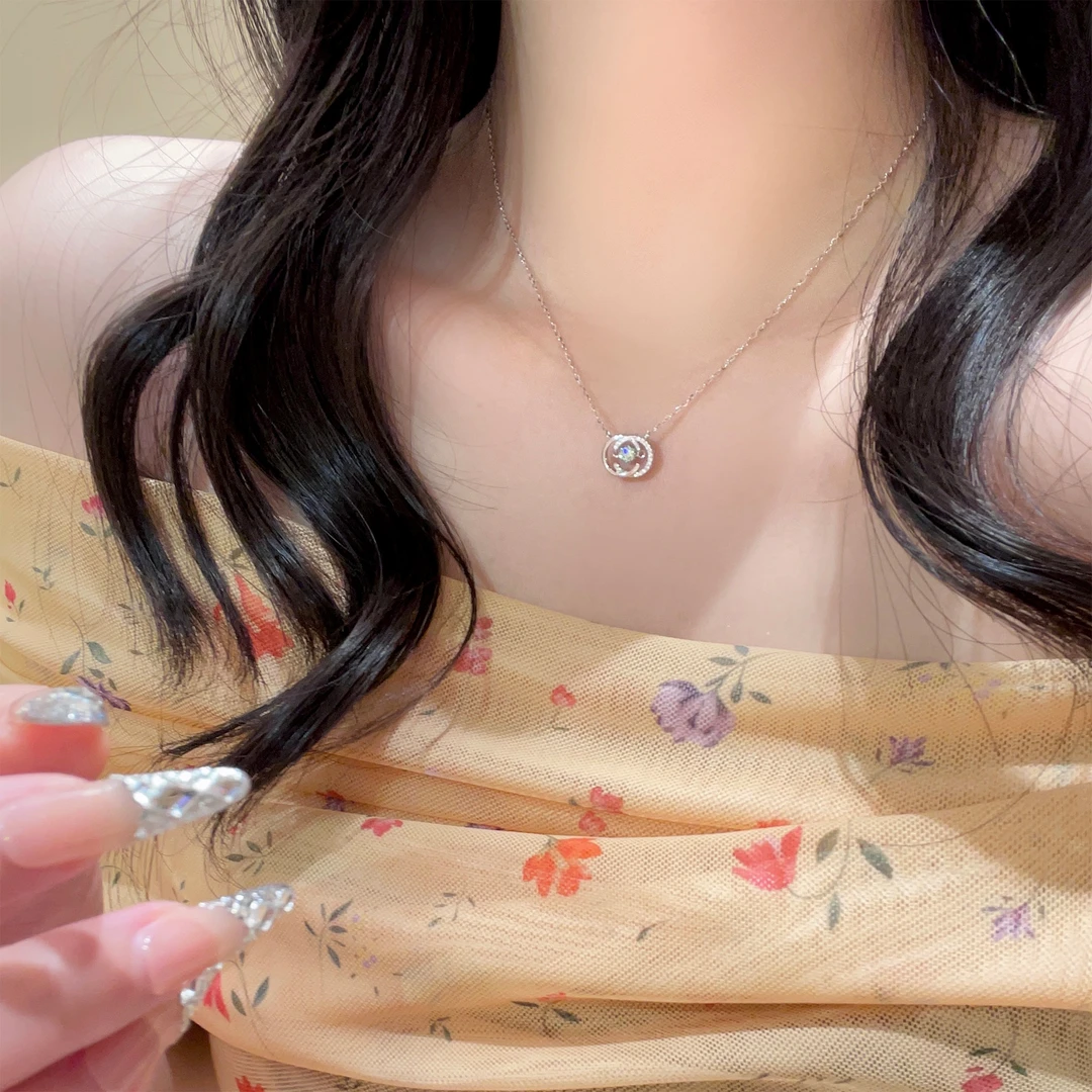 简约项链银色温柔精致小众轻奢百搭气质高级F524