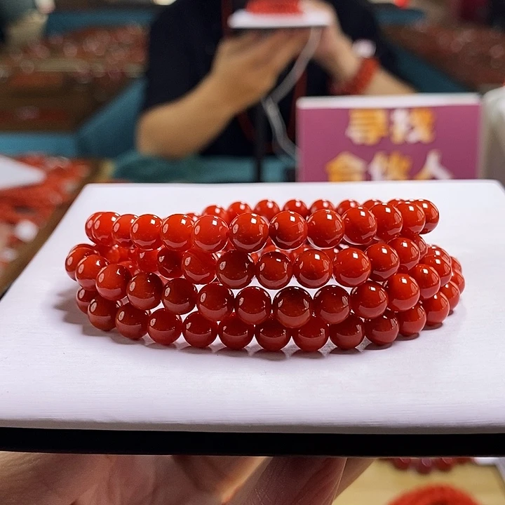 未镶嵌6.5mm（多样性发一）典藏南红玛瑙