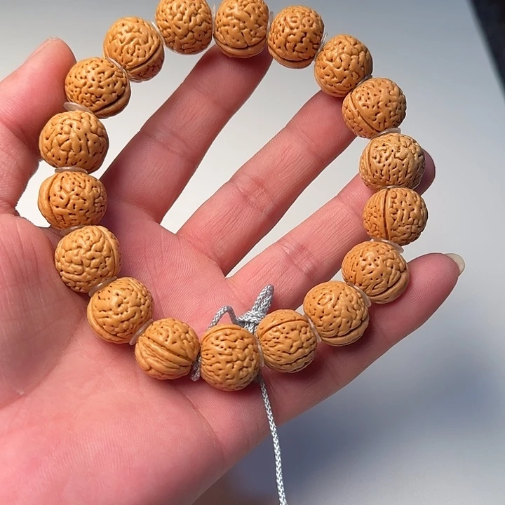 桃核吊坠肌肉纹桃核手串