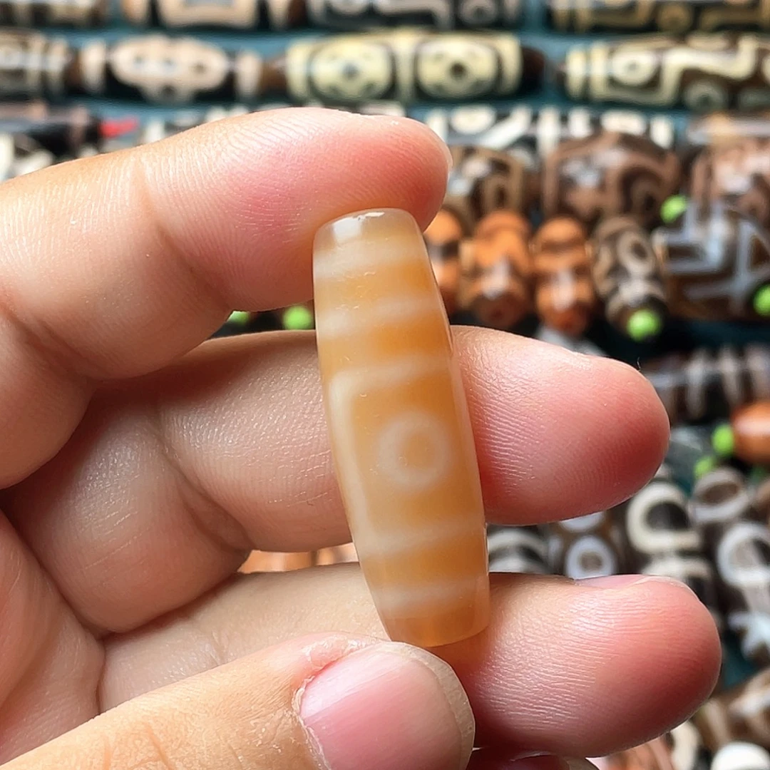 玛瑙/玉髓未镶嵌颈饰聚缘两眼