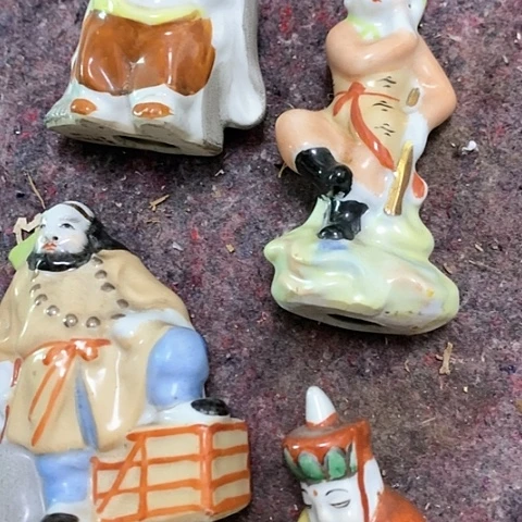 摆件，烧制瑕疵都是正常