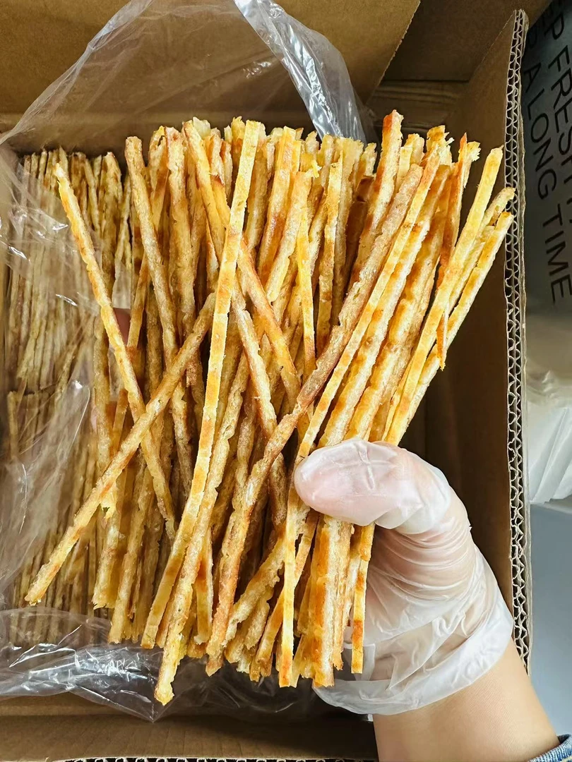 烘烤明太鱼丝味道鲜美