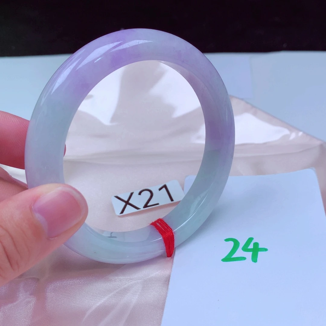 未镶嵌手镯翡翠缅甸天然A货翡翠手镯59.7