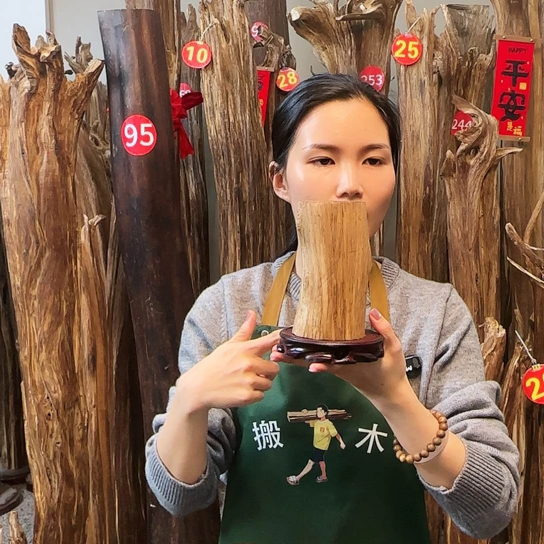 沉香摆件沉香原木工艺品摆件➕底座