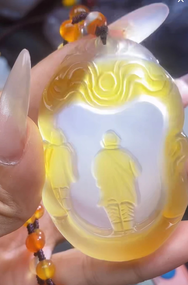 天然玛瑙手工雕刻件