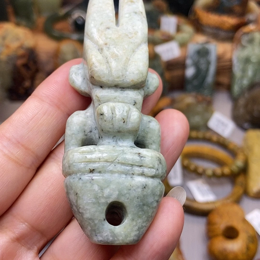岫岩河磨玉（透闪石质玉）未镶嵌珠宝奇石