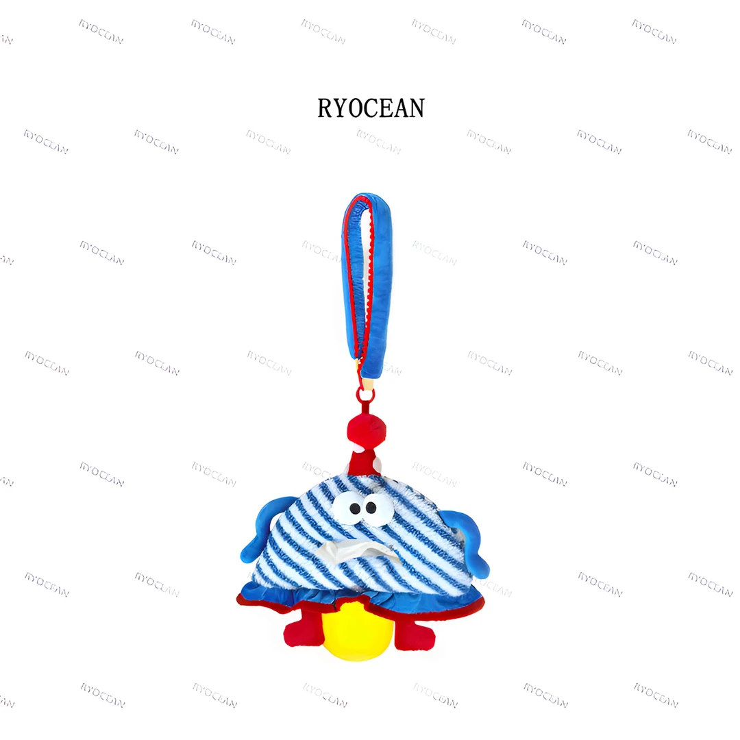 RYOCEAN 潮玩卡通搞怪毛绒小怪兽二合一多功能家居软装装饰摆件