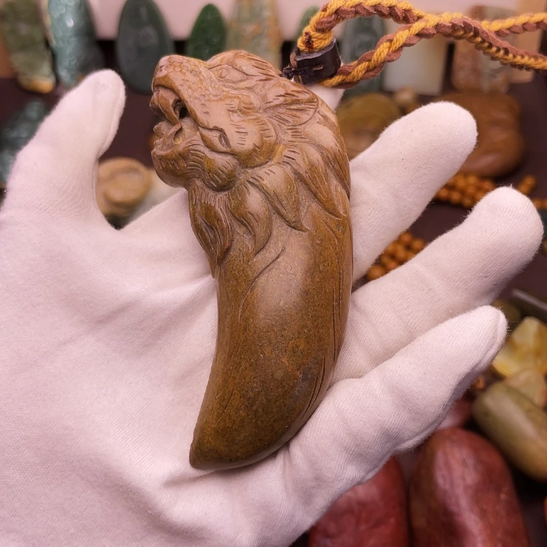 岫岩河磨玉（透闪石质玉）未镶嵌颈饰