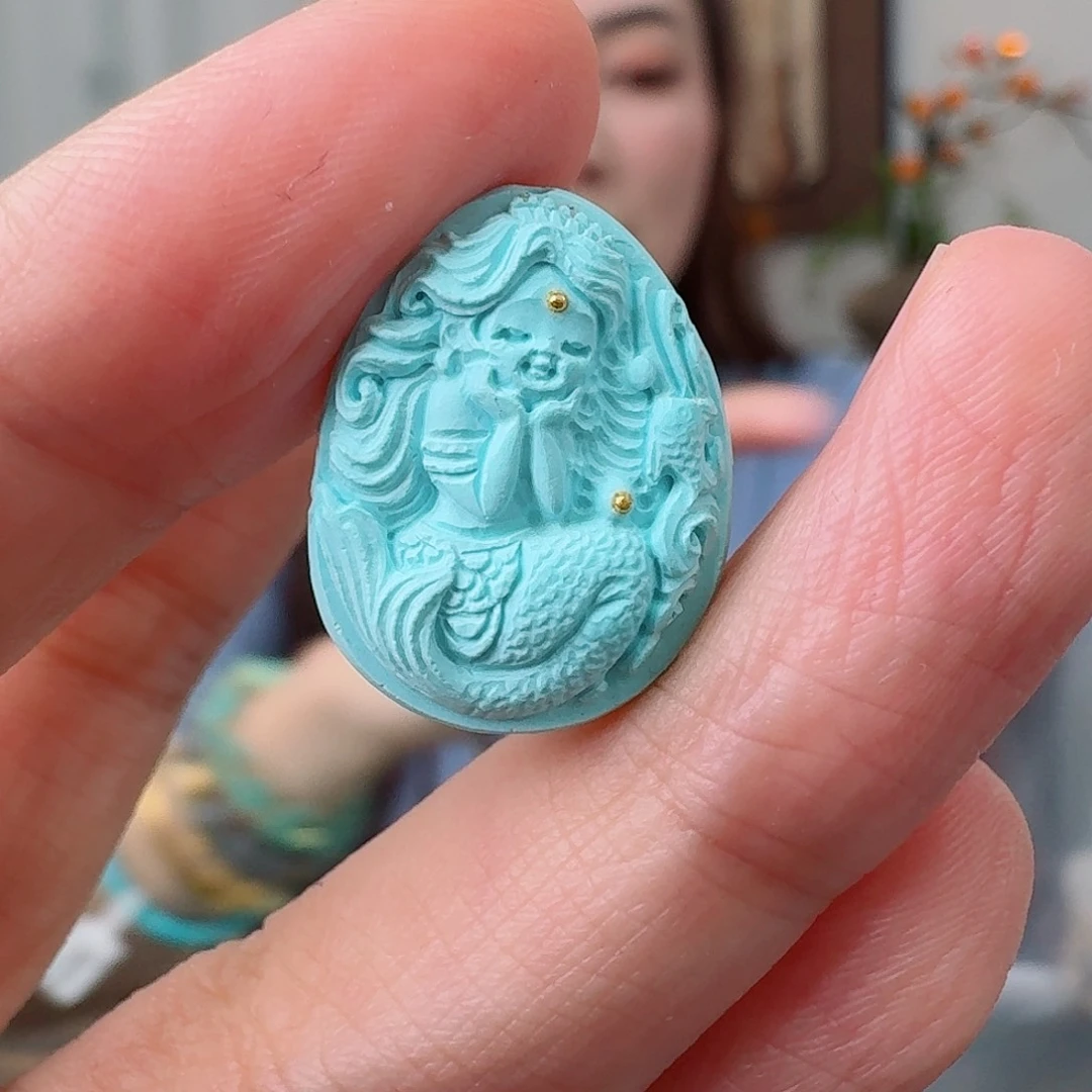 绿松石未镶嵌珠宝奇石