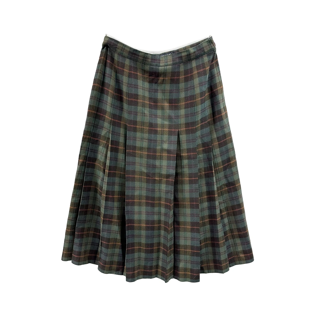 95新 BURBERRY/博柏利 巴宝莉格纹半裙/cc1725