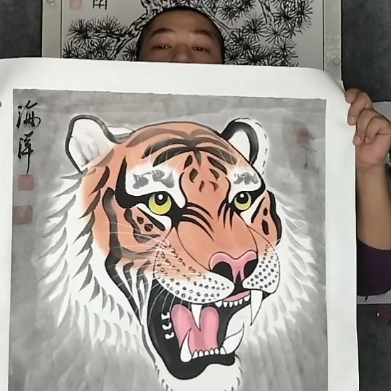 国画虎头111111111111111111