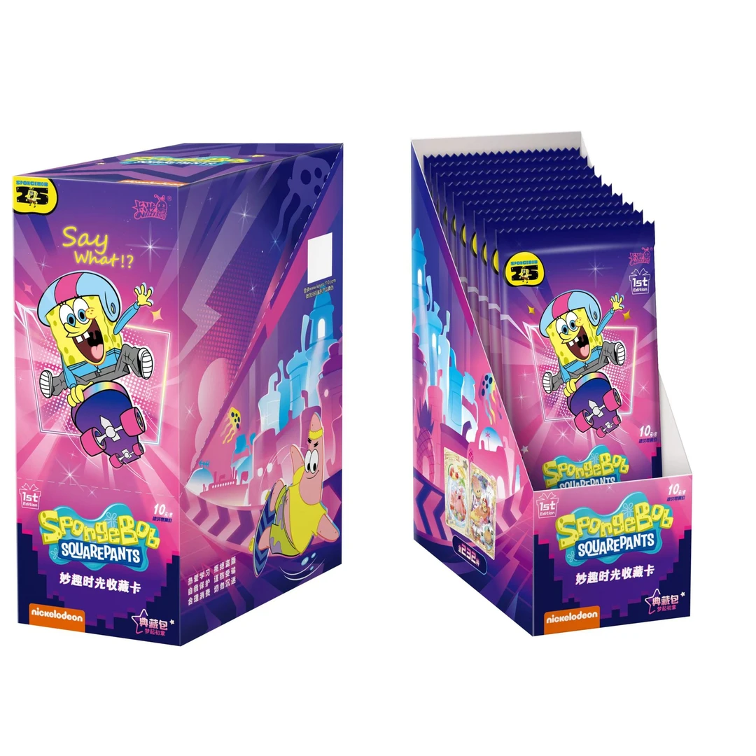 【鱼崽专属/玩法合集】卡游海绵宝宝妙趣时光收藏典藏包卡牌盲盒