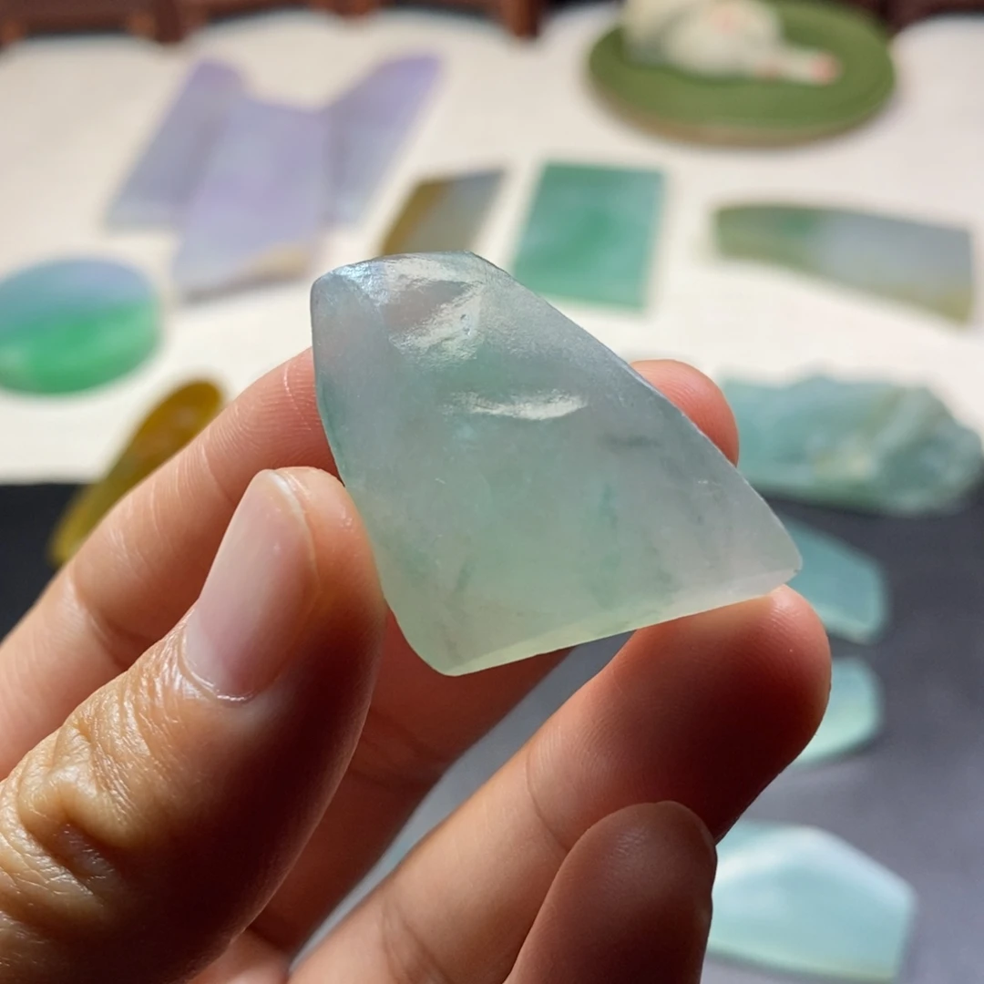 定制翡翠未镶嵌天然缅甸翡翠A货