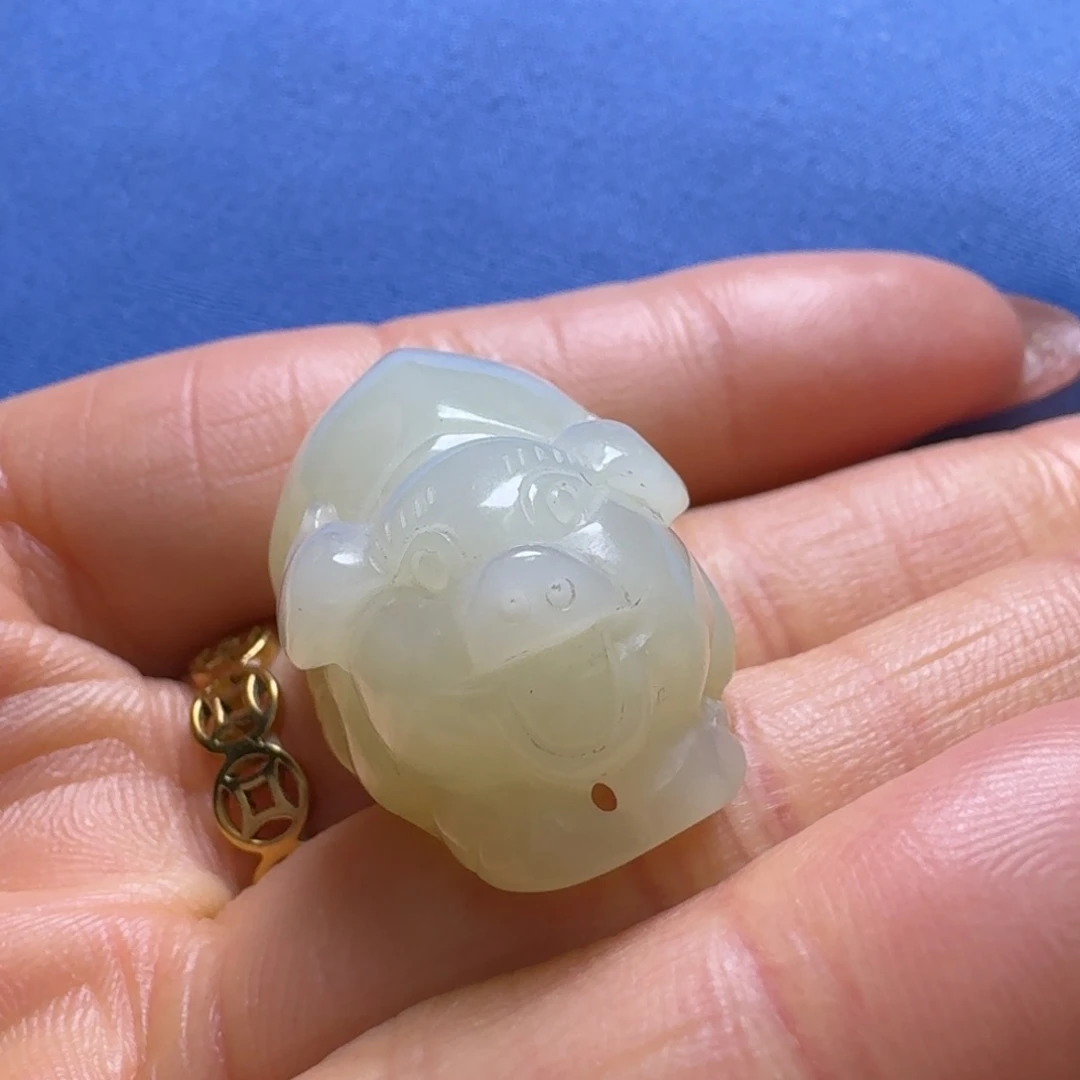 和田玉（糖玉）颈饰未镶嵌