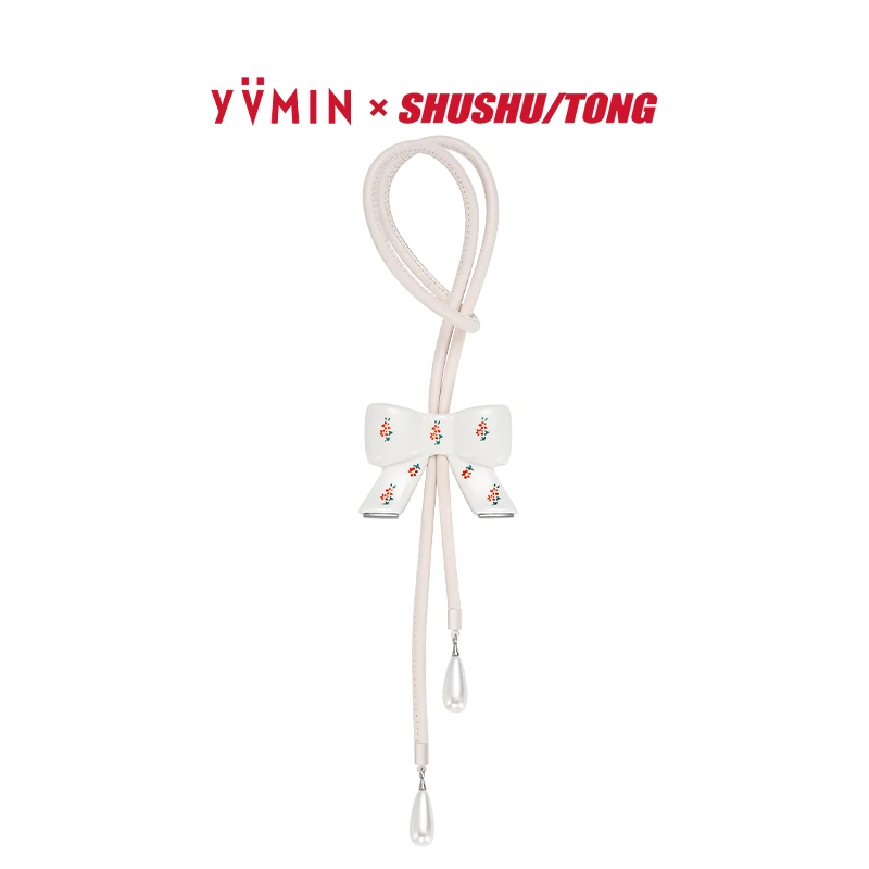 YVMIN/尤目 合金布艺项链 陶瓷挂件