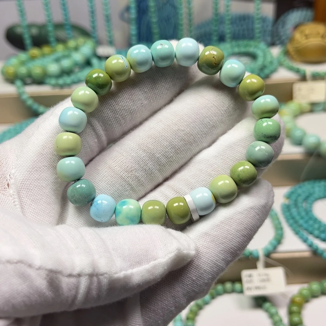 绿松石未镶嵌手链
