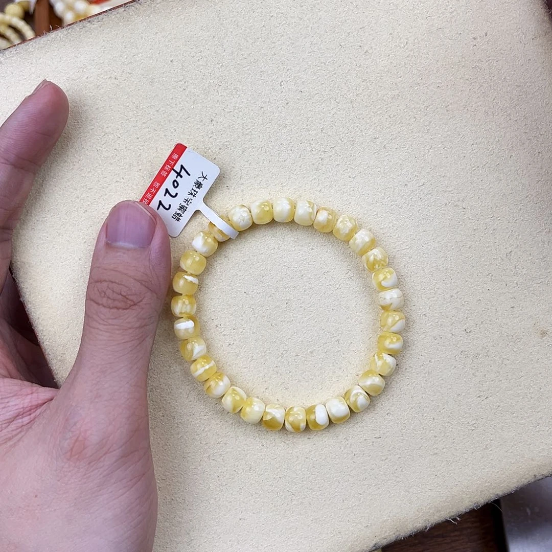 过***口未镶嵌蜜蜡手串蜜蜡手串7.4mm