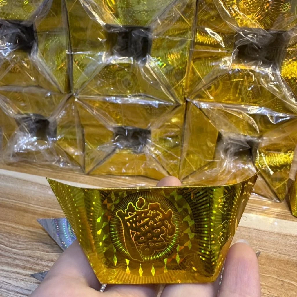 加厚亮闪闪带花半成品折纸手工