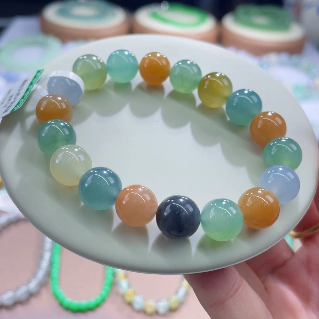 未镶嵌手链翡翠卡10+