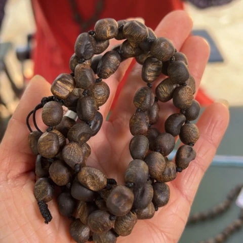 沉香手串乌身虫漏沉水27克卡0.8多样性发1条