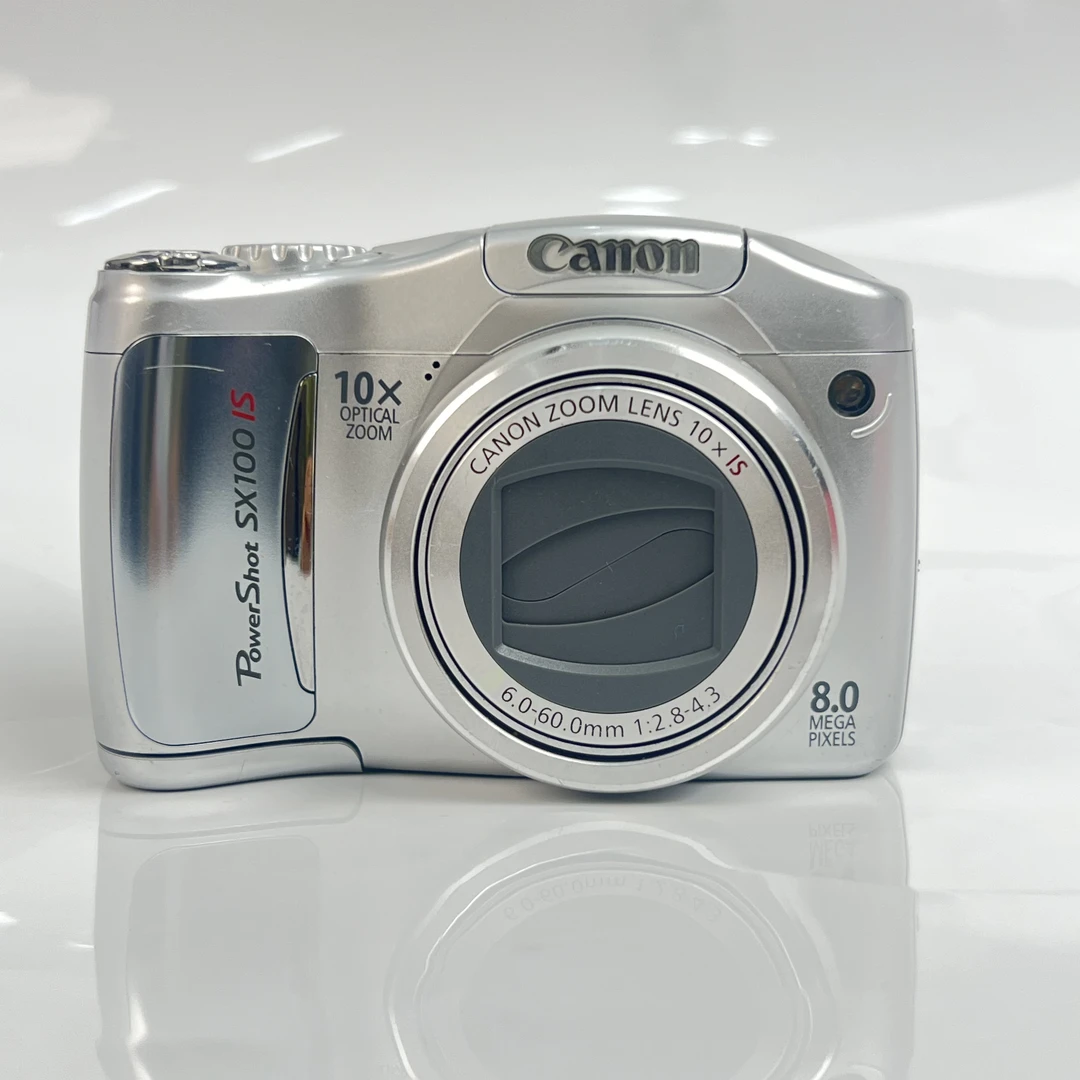 95新 Canon/佳能 sx100轻奢银800万像素10倍变焦