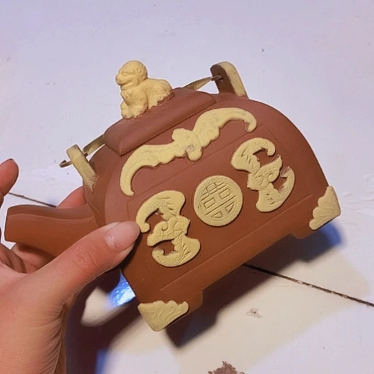 全手工制作宜兴紫砂壶微瑕