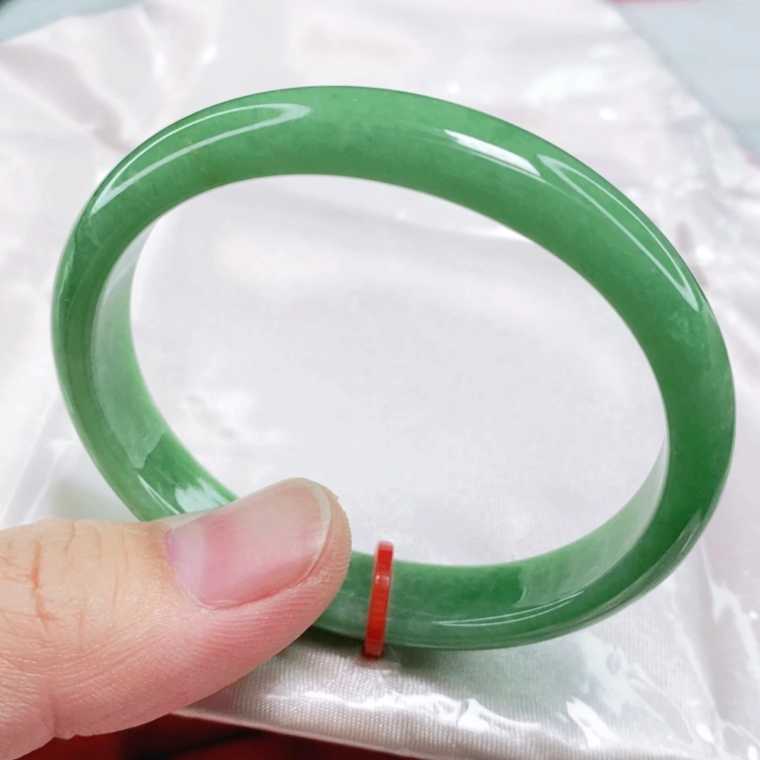 未镶嵌手镯翡翠53.2圈口贵妃