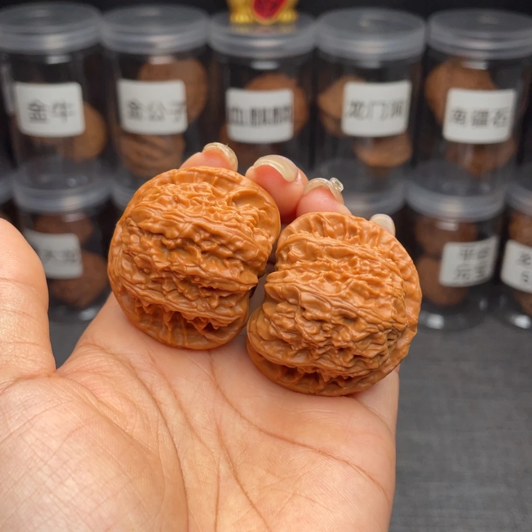 把件文玩核桃球白