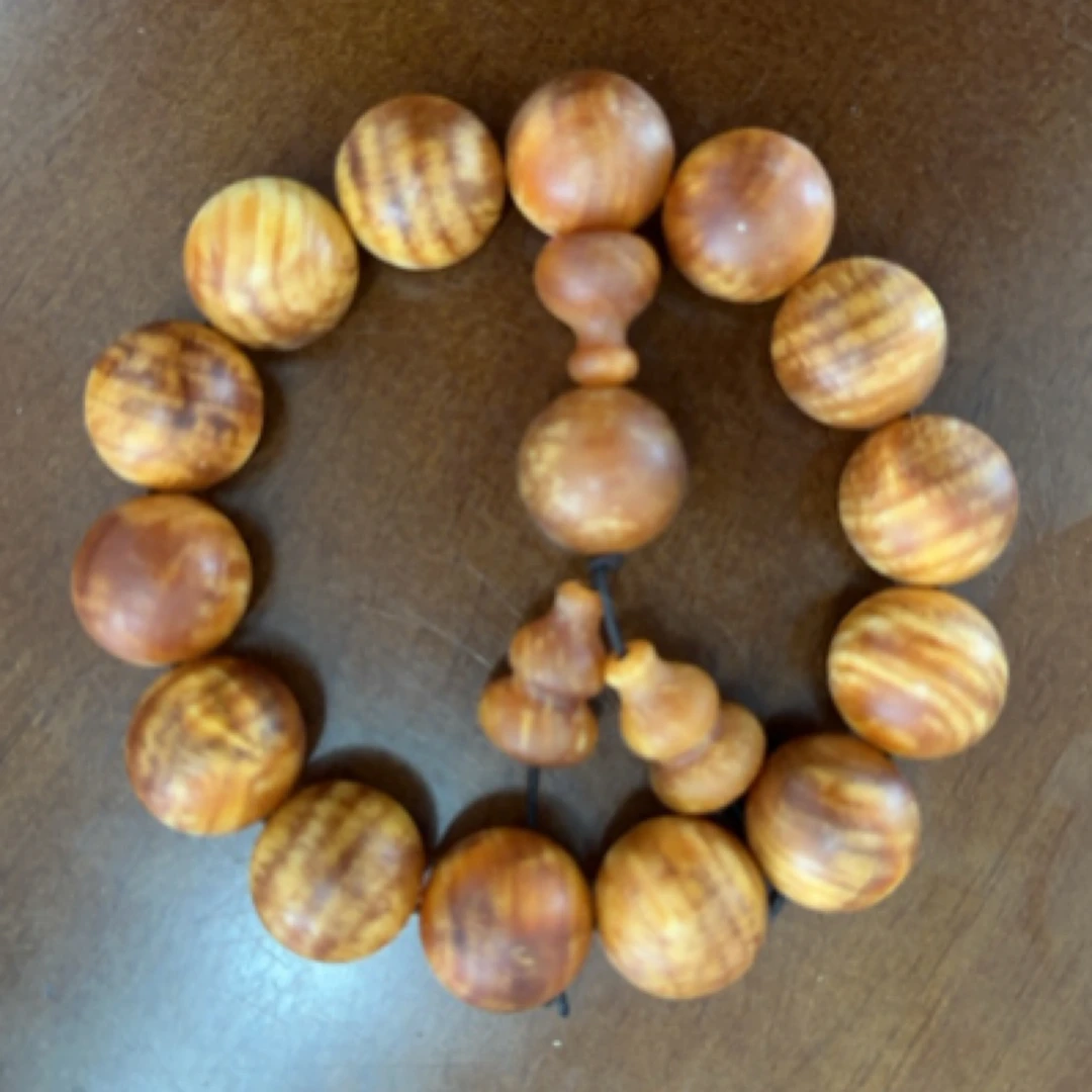 雷击木明子手串原生态20