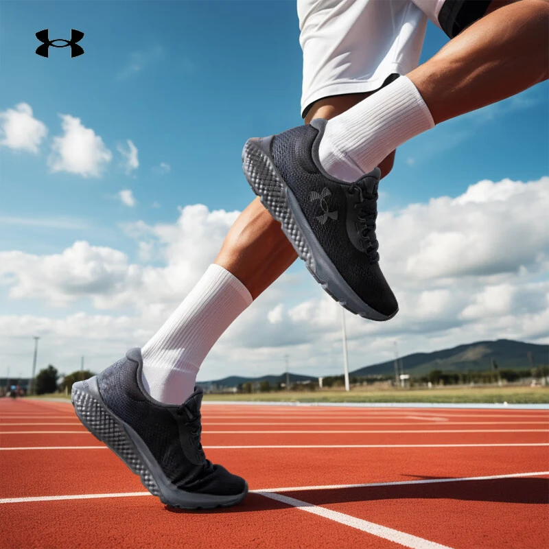 [跑者美学]安德玛跑步鞋男鞋新款户外健身运动鞋透气轻便休闲鞋子