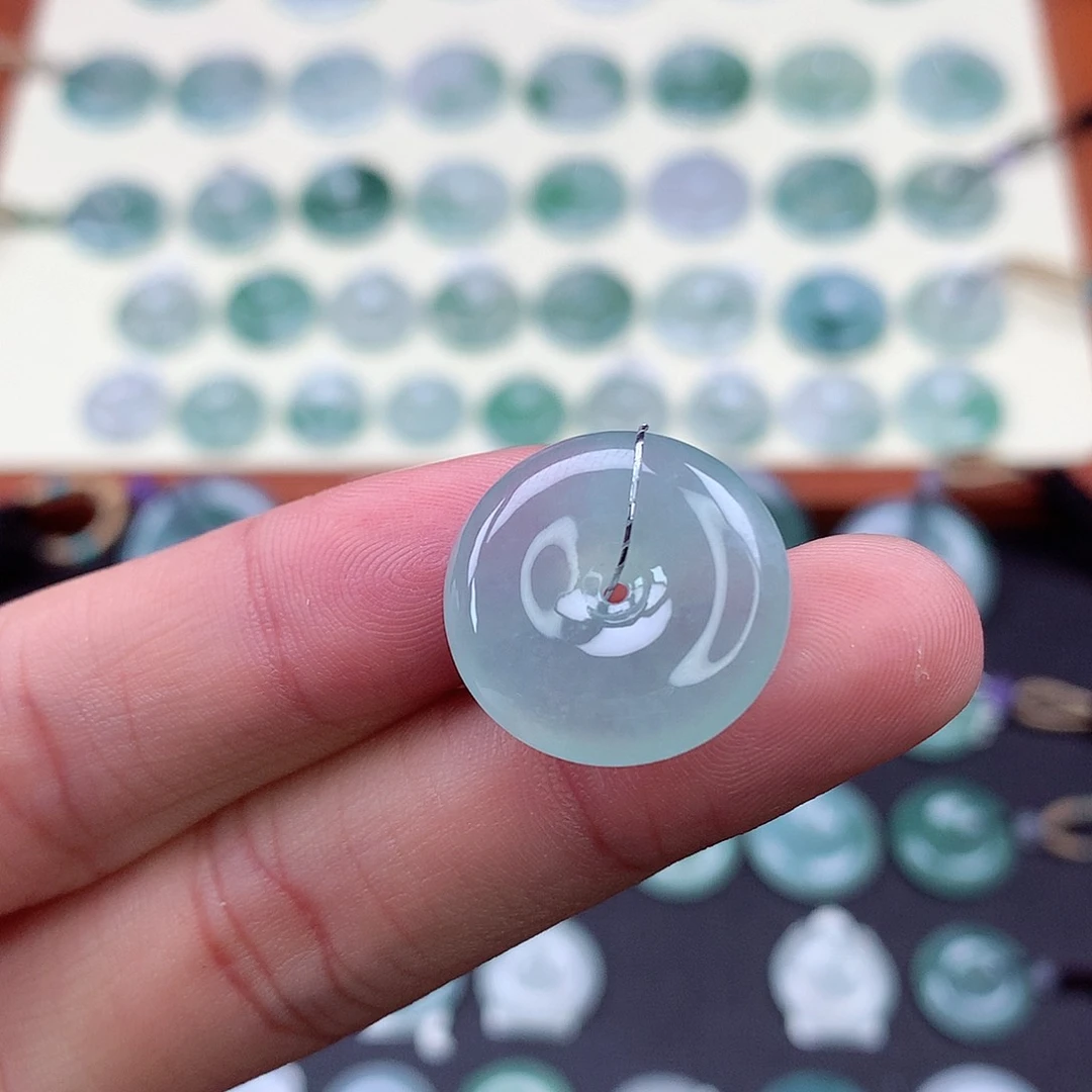 颈饰未镶嵌翡翠22 尺寸21.4-5.8