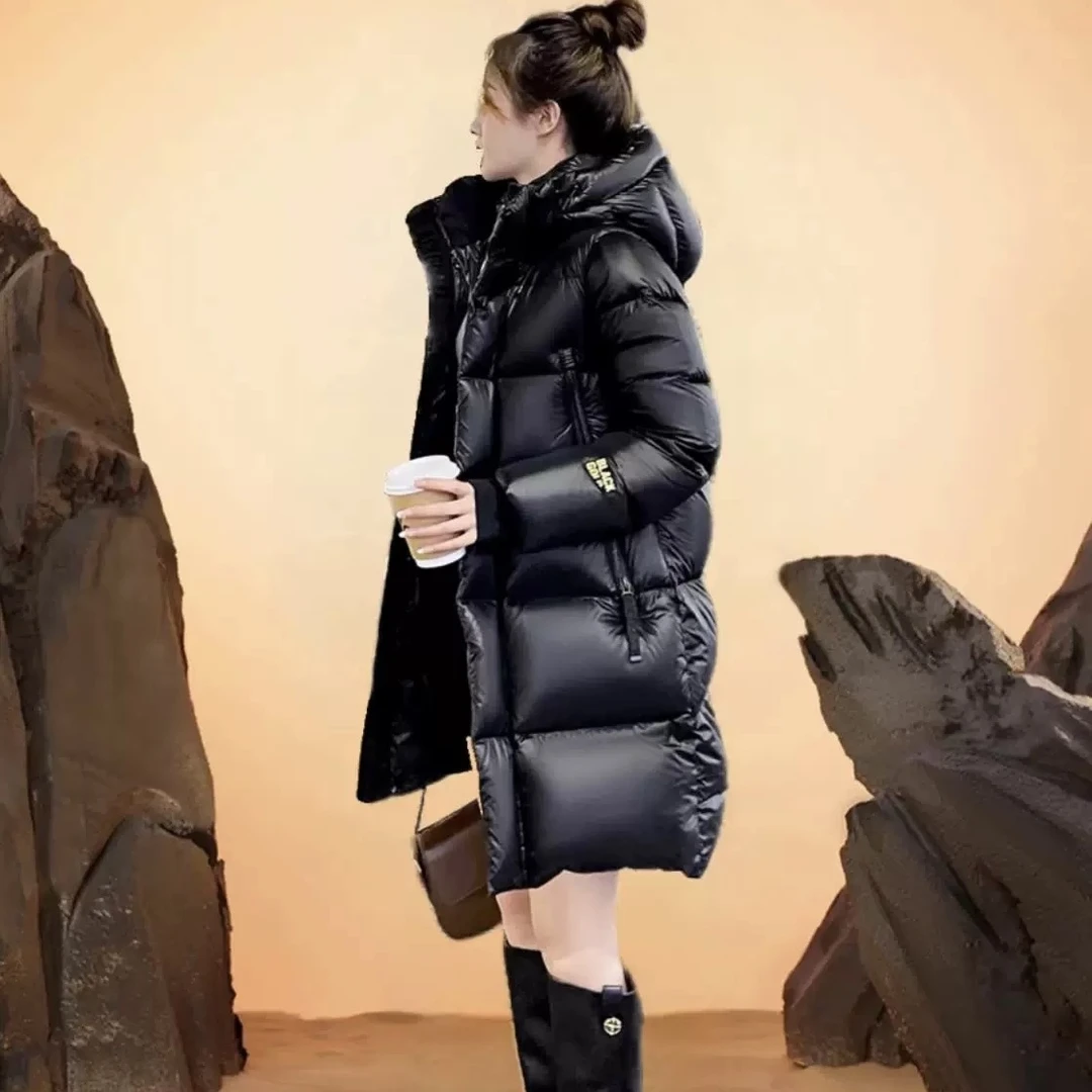 【反季鹅绒服+现货+运费险】【中长款】【男女同款】经典百搭羽绒服