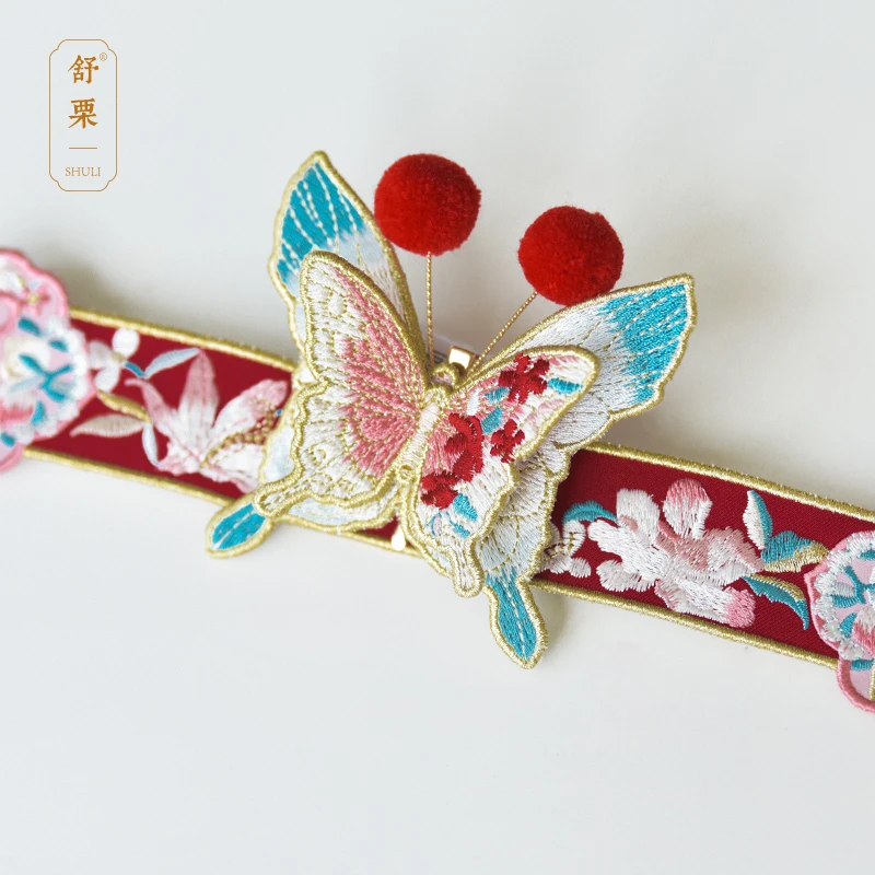 【昭昭发带】戏曲风重工精致古风流苏发带民族风搭配汉服女童