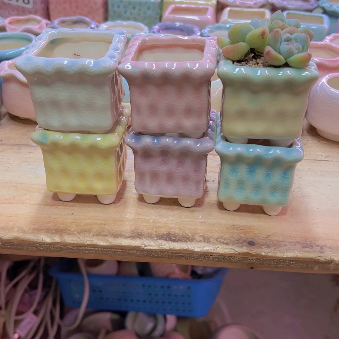 陶瓷花盆当场凑满12包邮