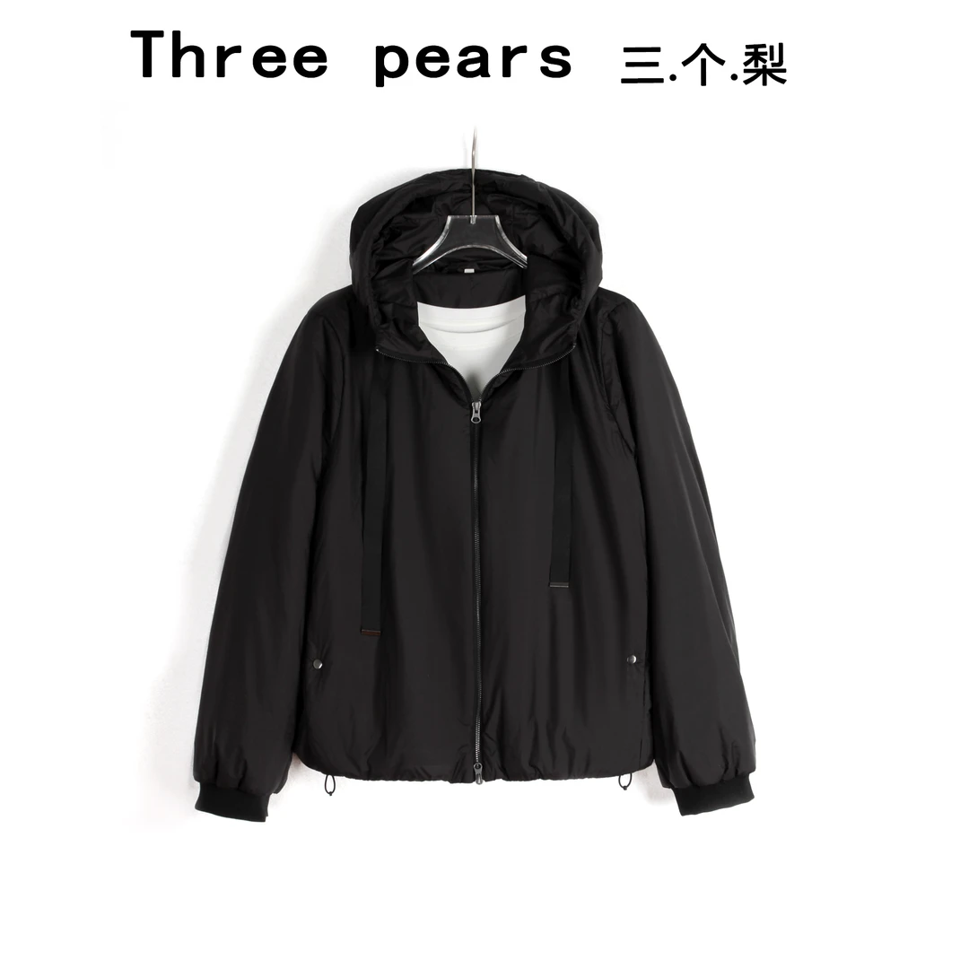 女士休闲连帽棉衣CJ1006