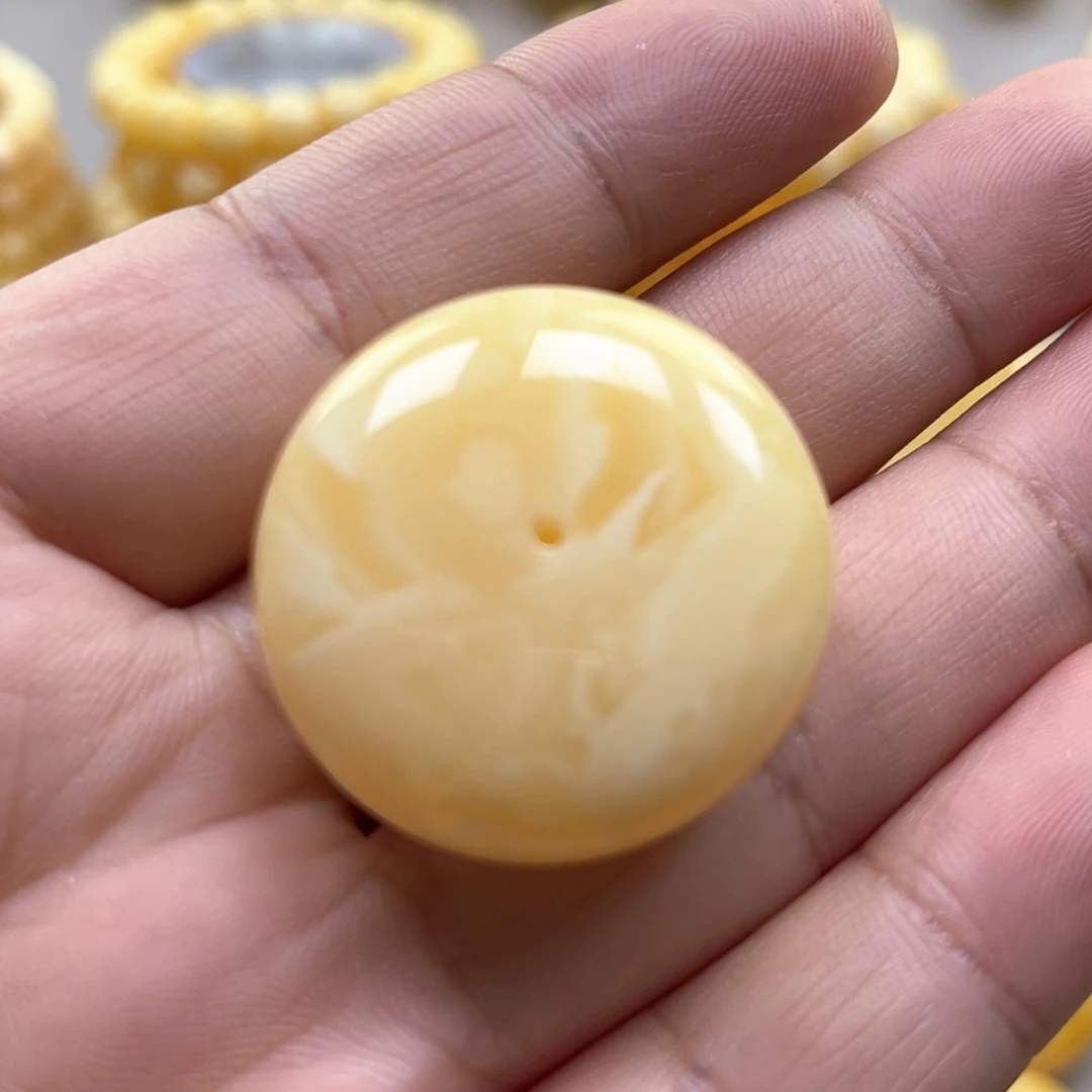 琥珀颈饰未镶嵌吊坠