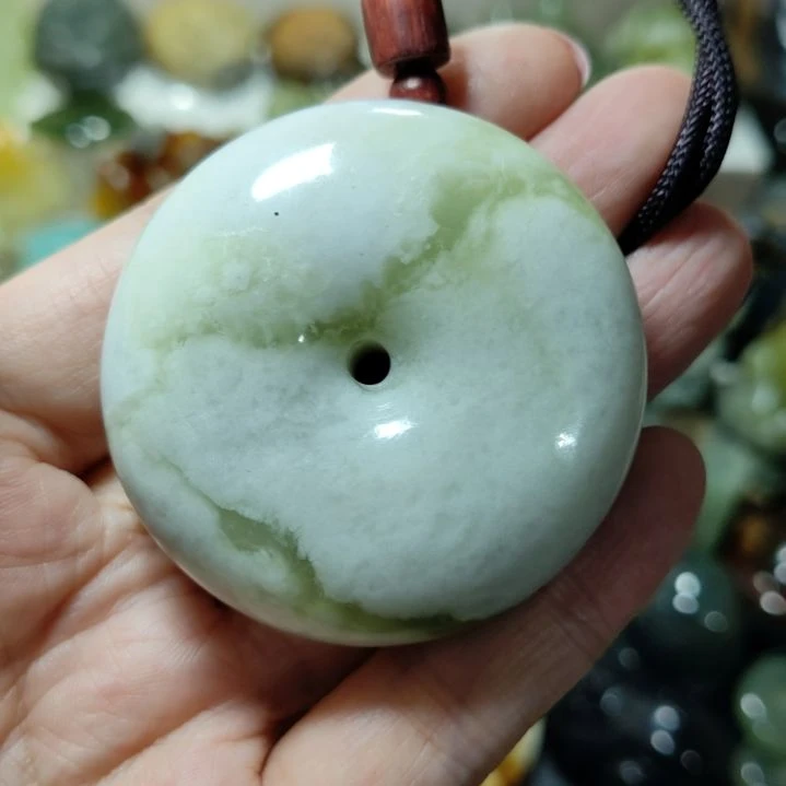 岫玉平安扣未镶嵌