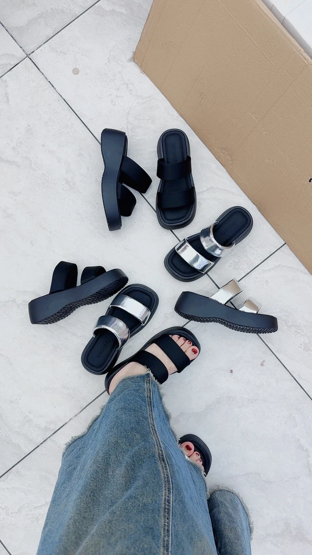 2025新款外穿厚底拖鞋A58-6