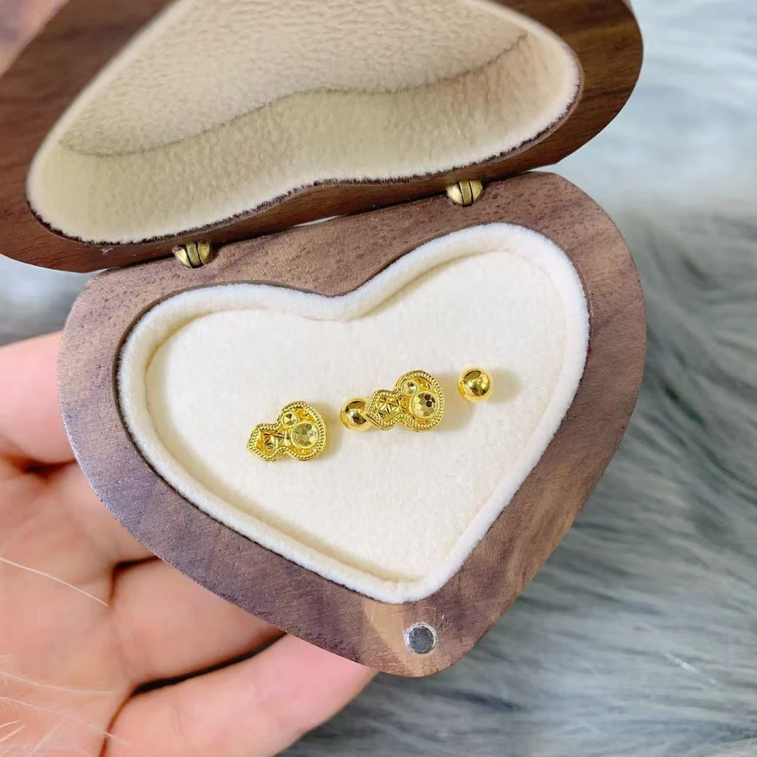 【伟新源】足金999 5G工艺 U型双层葫芦2.71克