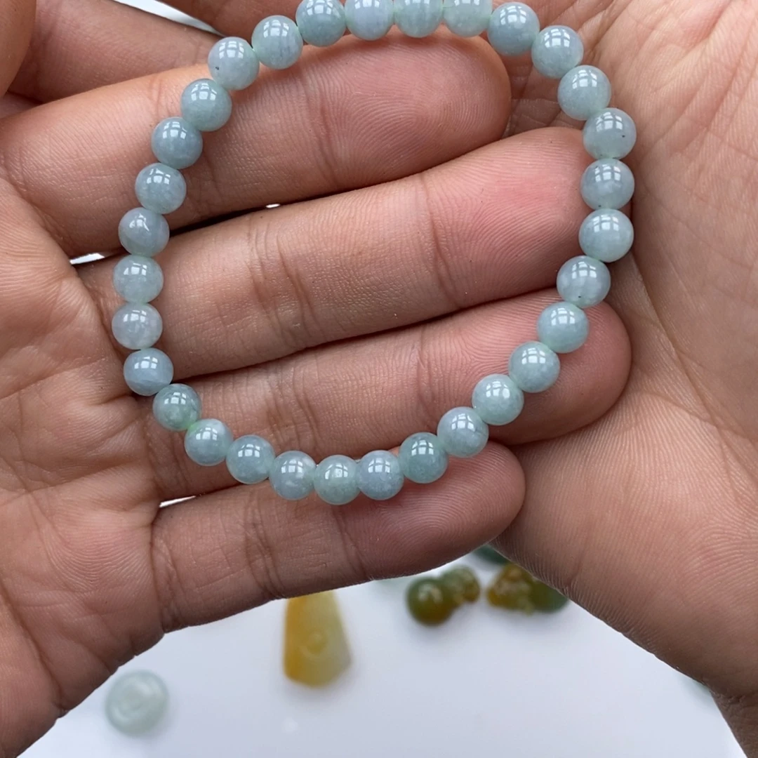 翡翠未镶嵌手链天然a货翡翠56