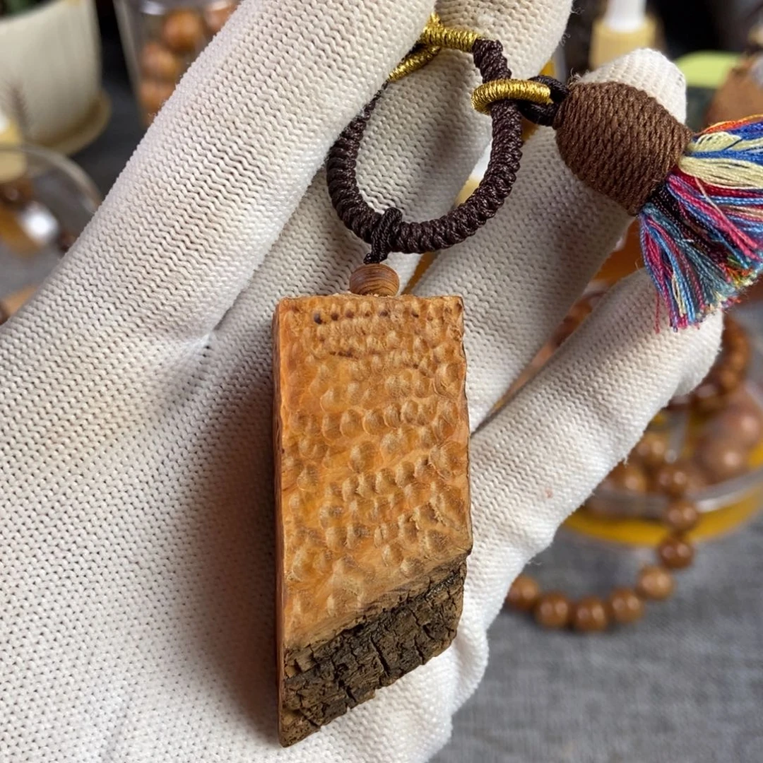 柏木（崖柏）手串/手链北太行高崖骨料锤纹手把