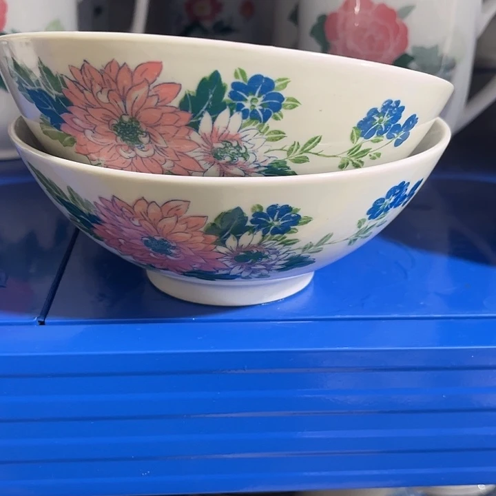 日用蓝*花釉下五彩官窑瓷器