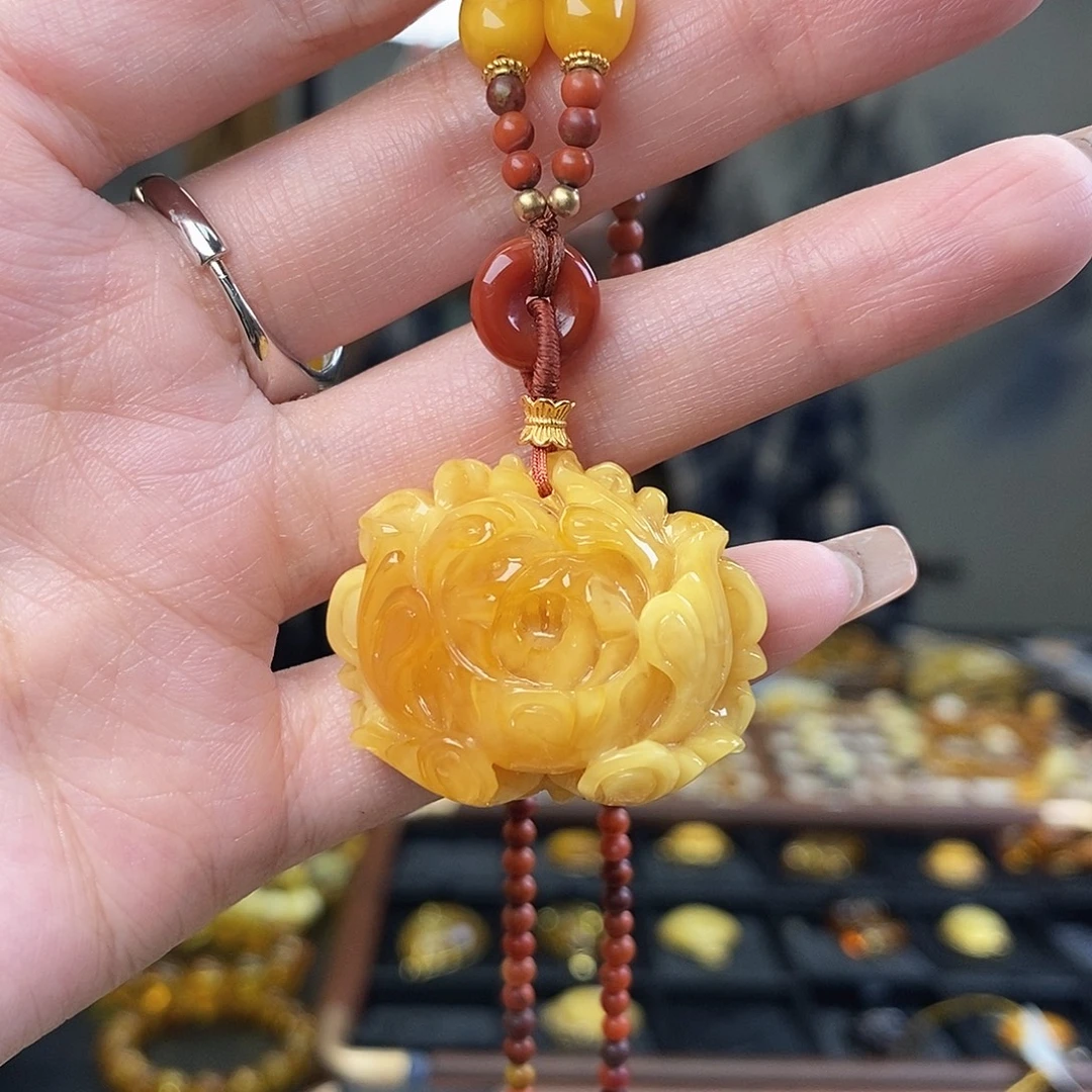 琥珀未镶嵌裸石成品