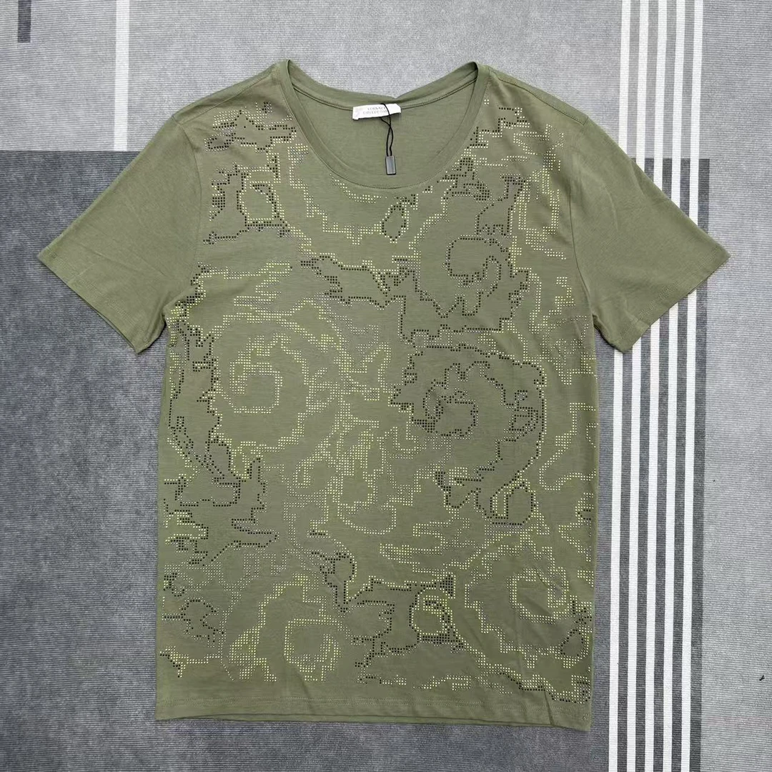 未使用 VERSACE/范思哲 短袖圆领夏季时尚男装印花中青年T恤薄款