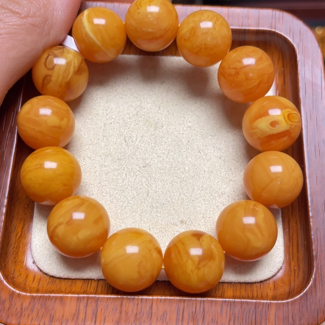 蜜蜡手链未镶嵌天*缘手串